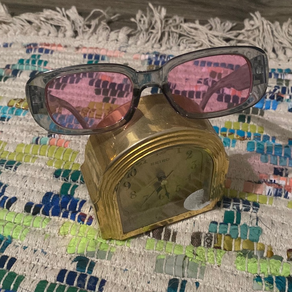 Stylish grey and pink sunnies